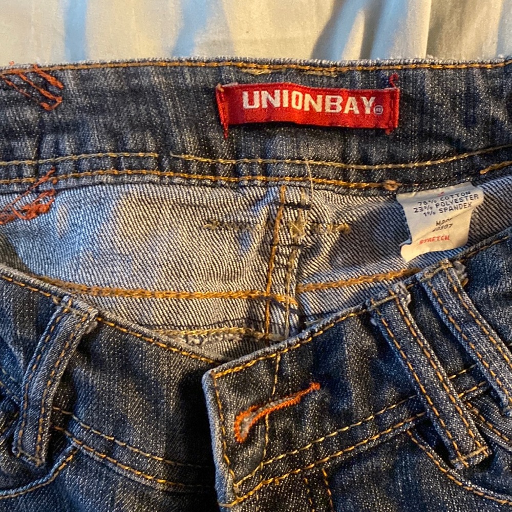 Distressed jeans